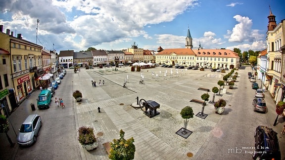 Der Alte Markt in Oświęcim.