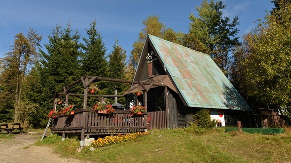 Holzhaus bei Harrachov im Riesengebirge, 2012