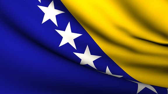 Flagge von Bosnien-Herzegowina