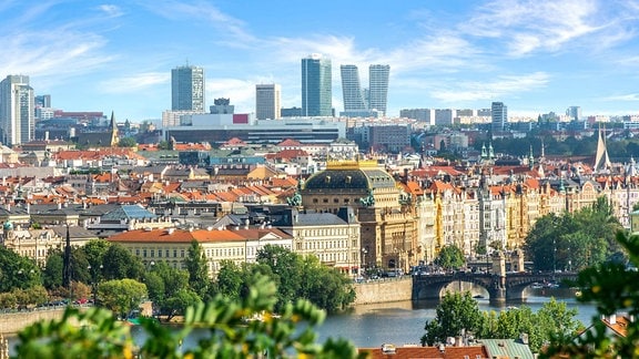 Stadtansicht von Prag