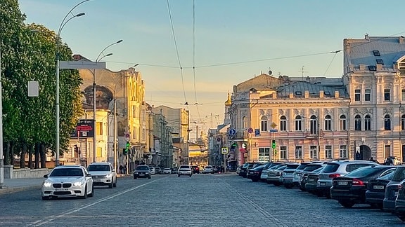 Straße in Charkiw, Mai 2023