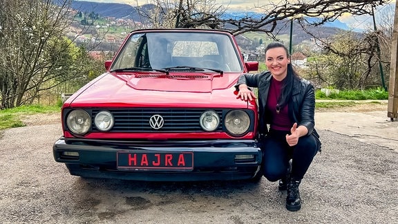 Golf-I-Fahrerin Seila aus Sarajevo