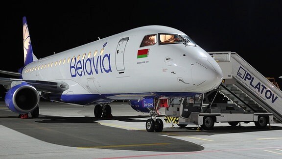 Flieger der Belarussischen Fluggesellschaft Belavia