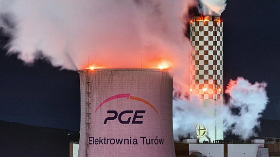 Das Kohlekraftwerk Turow des Energiekonzerns PGE Polska Grupa Energetyczna.