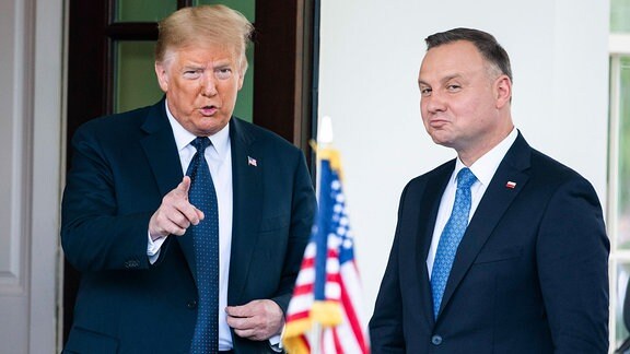 Donald J. Trump und Andrzej Duda