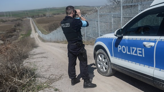 Frontex-Patrouille mit deutschen Bundespolizisten an der bulgarisch-türkischen Grenze