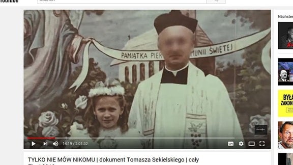 Filmausschnitt aus der Doku "Tylko nie mów nikomu" von Tomasz Sekielski