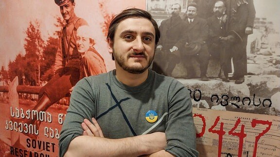Irakli Khvadagiani, geschäftsführender Direktor der NGO "Labor für die Erforschung der sowjetischen Vergangenheit" 