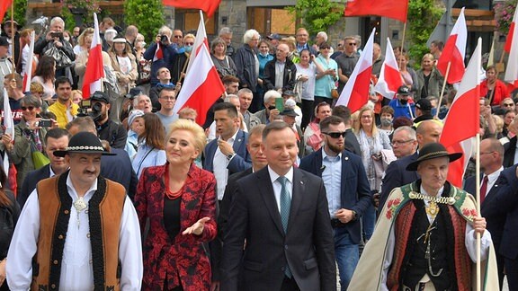 Parade in Polen