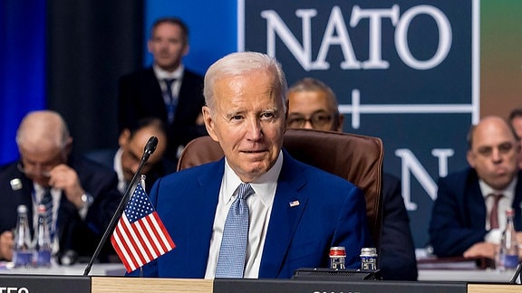 US-Präsident Joe Biden nimmt am NATO-Gipfel in Vilnius teil.