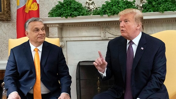 Viktor Orbán auf Staatsbesuch bei Donald Trump in den USA (2019)