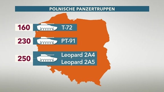 Grafik - Polnische Panzertruppen