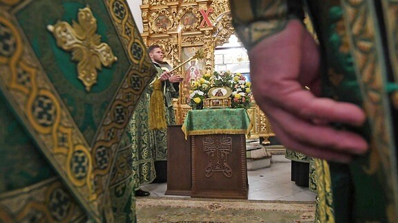 Orthodoxer Gottesdienst in Russischer Kirche