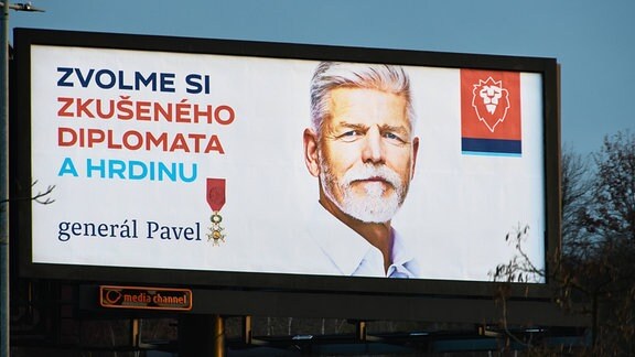 Wahlplakat von Petr Pavel