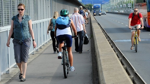 Fahrradverkehr in Prag