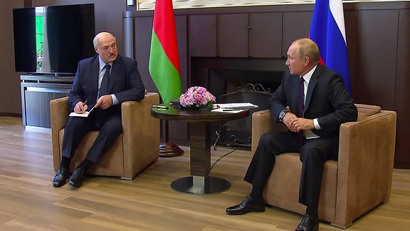 Alexander Lukashenko und Vladimir Putin