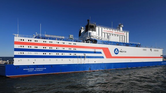 Das Schiff Akademik Lomonossow 