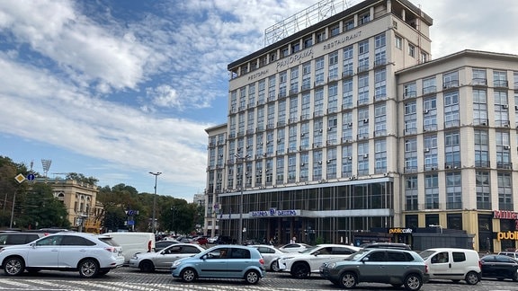 Das Hotel "Dnipro" in Kiew