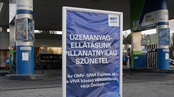 Tankstelle in Ungarn