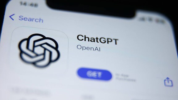 ChatGPT-Symbol auf Smartphone-Bildschirm