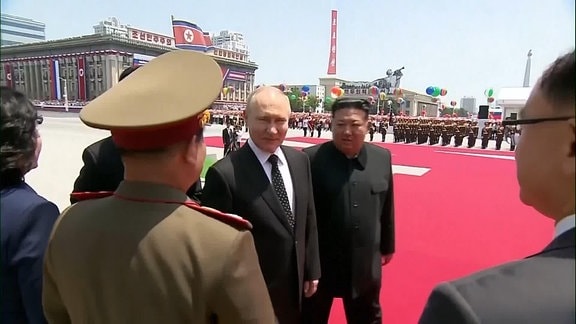 Putin trifft Kim in Nordkorea