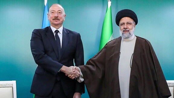 Ilham Aliyev und Ebrahim Raisi