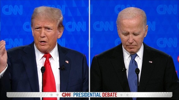 Erstes TV-Duell Biden Trump im aktuellen Wahlkampf