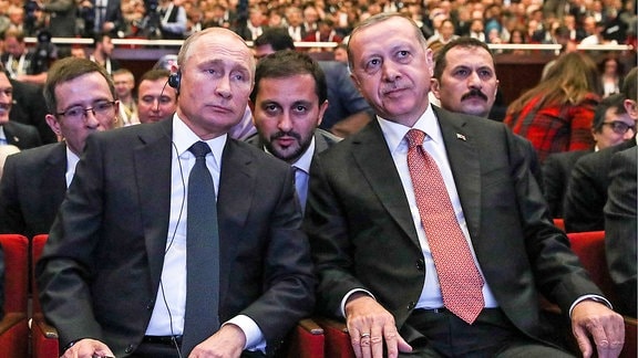 Wladimir Putin und Recep Tayyip Erdogan