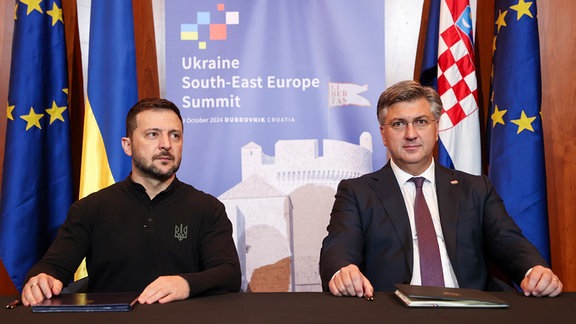 Wolodomyr Selenskyj und Andrej Plenkovic