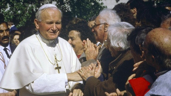 Karol Wojtyla als Papst Johannes Paul II.