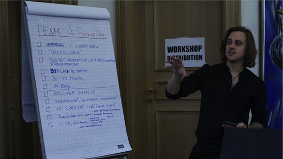 Alexander Freise im Workshop Distribution