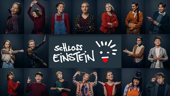 Die Kinderdarstellerinnen und -darsteller der 26. Staffel "Schloss Einstein"