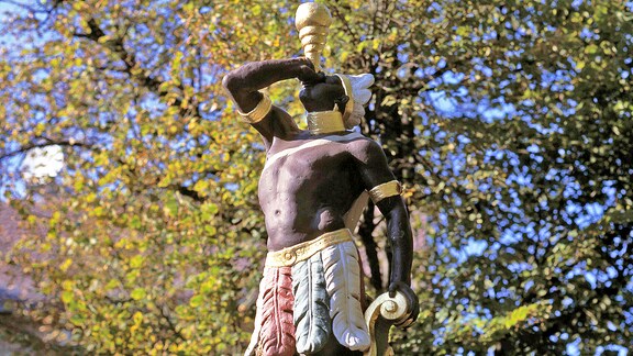 Der sogenannte Mohrenbrunnen in Eisenberg