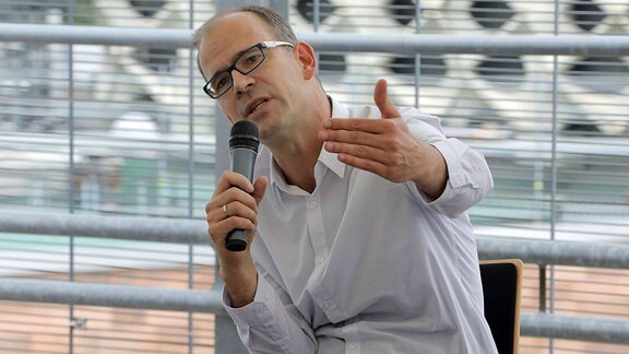 Sören Uhle, Geschäftsführer der Chemnitzer Wirtschaftsförderungs- und Entwicklungsgesellschaft mbH (CWE)