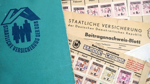 Beitragszahlungen für die Staatliche Versicherung in der DDR 
