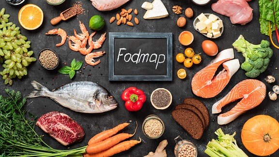Von Möhren über Weintrauben bis Fisch hat die Bildagentur IMAGO Lebensmittel für eine sogenannte Fodmap-Diät zusammengestellt.