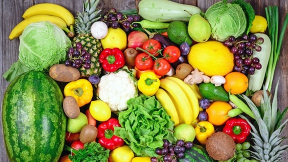 Convolut an Obst und Gemüse