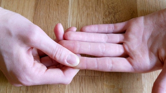 Massageübungen mit den Händen