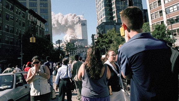 Terroranschläge auf das World Trade Center in New York am 11. September 2001. 