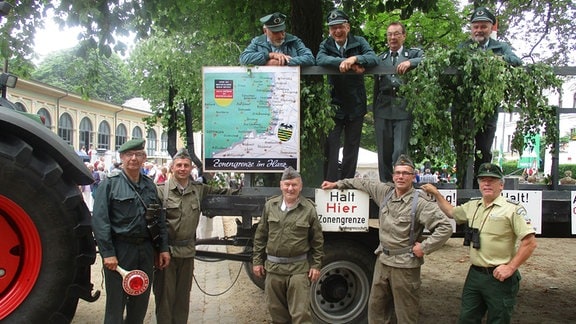 Der Wagen des Grenzerkreis Abbenrode ist 2018 ein Teil des Festumzugs in Bad Harzburg