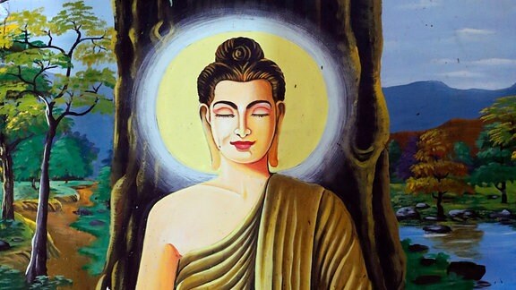 Buddha unter dem Feigenbaum
