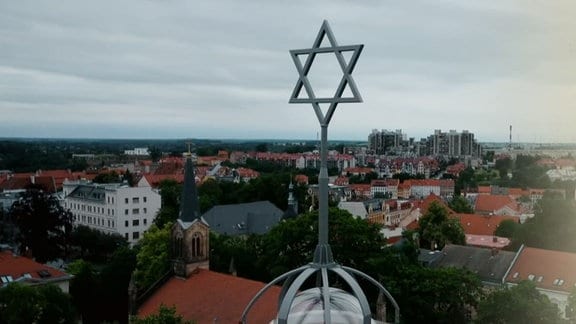 Davidstern auf der Görlitzer Synagoge 