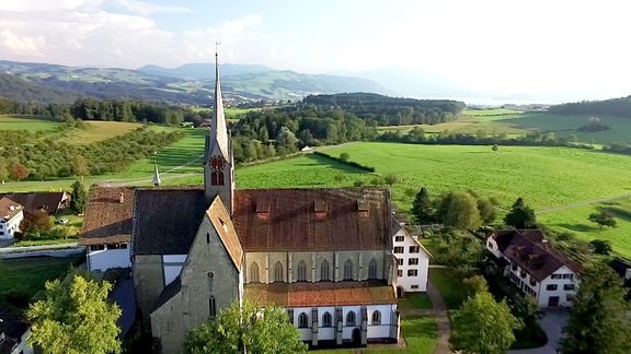 Blick auf das Kloster Kappel