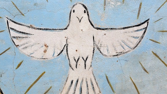Die Taube, Symbol für den heiligen Geist