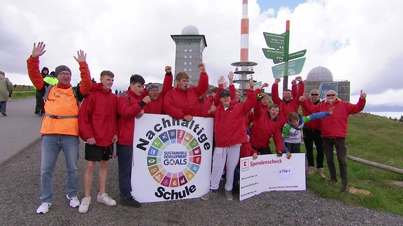 Abschluss auf dem Brocken.