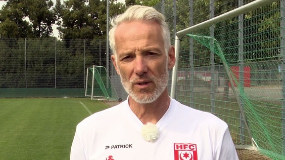 Mark Zimmermann, Trainer Hallescher FC, im Interview.