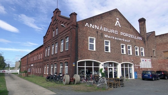 Porzellan Annaburg Werkshalle.