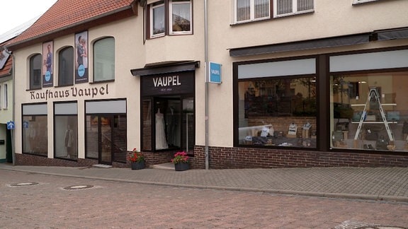 Kaufhaus Vaupel in Gerbstedt, Außensicht