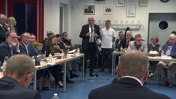 Diskussion im Gemeinderat.