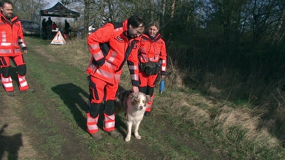 Hundetraining bei der ehrenamtlichen Rettungshundestaffel im Saalekreis 